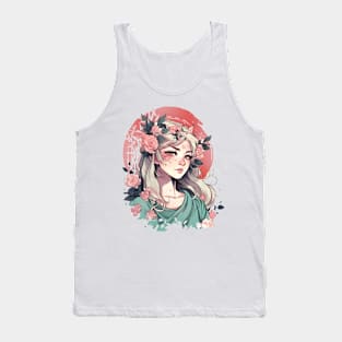 Cute Anime Girl Tank Top